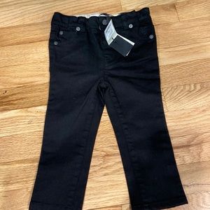 Burberry black stretch jeans.